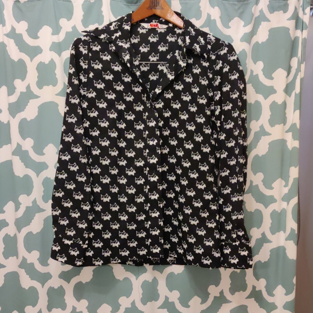 Lady Manhattan Westie Blouse